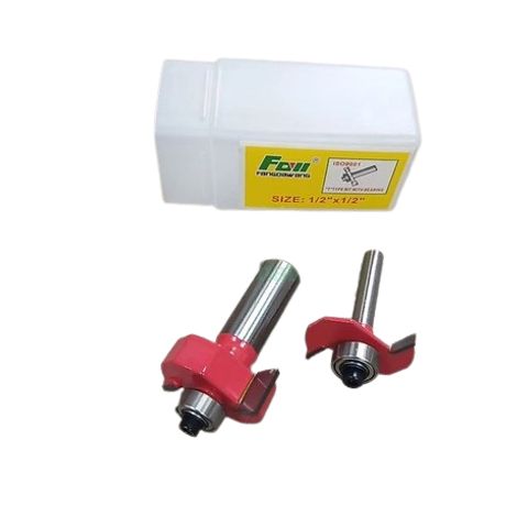 Mũi phay gỗ cuốc rãnh 2 cánh, cốt 6.35mm - 12.7mm (Mũi router, mũi soi gỗ)