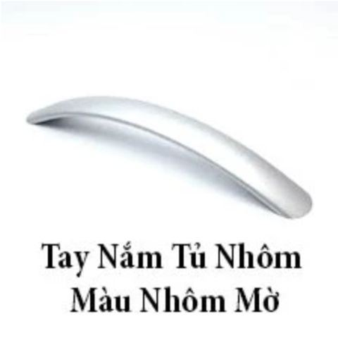 Tay nắm tủ nhôm C-526 (Màu Nhôm Mờ)