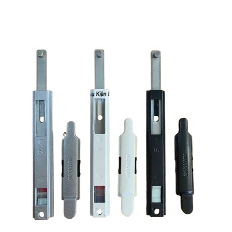 Chốt bật Huy Hoàng AP 01 Hệ 55 cho cửa nhôm hệ Xingfa titan bạc / trắng sữa / đen