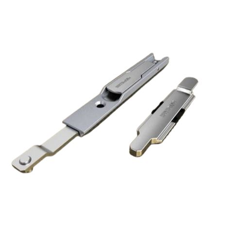 Chốt bật Huy Hoàng AP 01 Hệ 55 cho cửa nhôm hệ Xingfa titan bạc / trắng sữa / đen