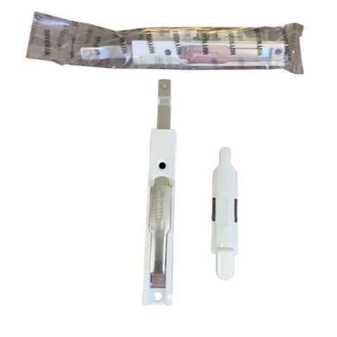 Chốt bật Huy Hoàng AP 01 Hệ 55 cho cửa nhôm hệ Xingfa titan bạc / trắng sữa / đen