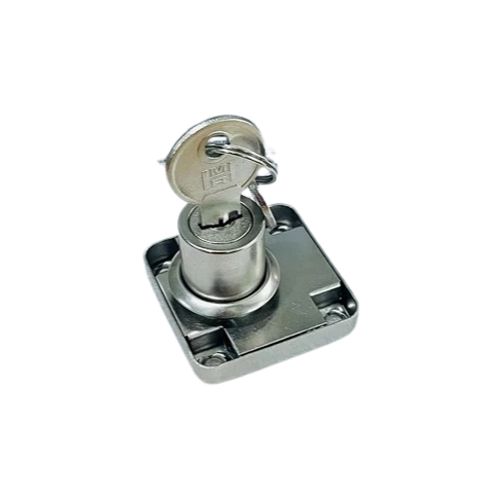 Khóa Tủ Hammered Chìa Tròn FE 138-022 - Hợp Kim Kẽm, Màu Crom Bóng, Bảo Hành 6 Tháng, Dụng Cụ Tiện Ích Chính Hãng