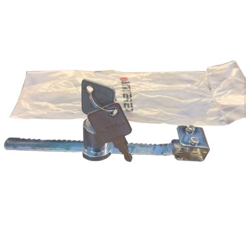 Khóa tủ kính răng cưa Hammered - Khóa chính hãng cho tủ kính dầy 3-5mm, kèm 2 chìa, bảo hành chất lượng cao