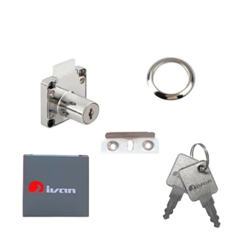 Ổ Khoá tủ móc, khoá cốp VICKINI -20mm- 30mm
