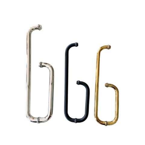 Tay nắm Cabin phòng tắm kính bằng inox 304 (Phi 19, Phi 25)