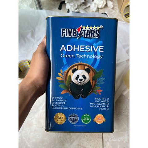 Keo phun laminate - Dán chỉ nhựa và ván công nghiệp FIVESTARS, thùng 3.5L
