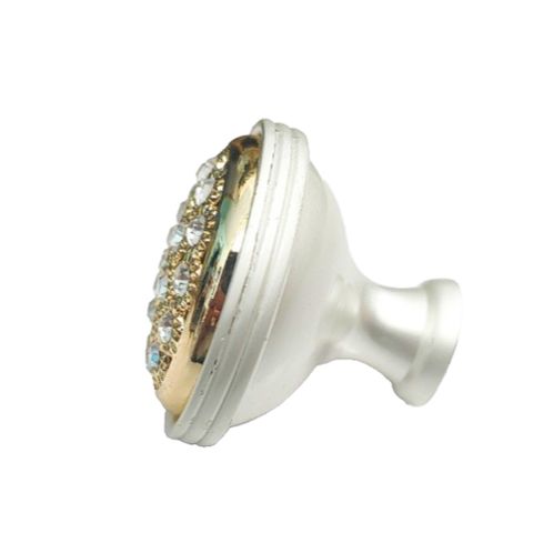 Tay Nắm Tủ Mã 1505 Tròn Đính Đá Sang Trọng - Dụng Cụ Tiện Ích Tăng Tính Thẩm Mỹ Nội Thất
