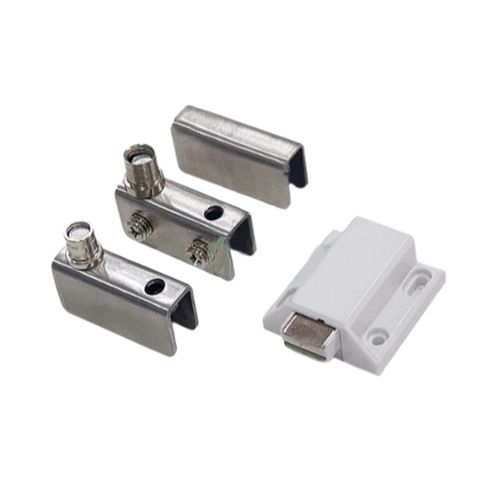 Bản Lề Nhấn Tủ Kính INOX Đơn/Đôi Cao cấp HAMMERED (Lề nhấn kính đơn, lề nhấn kính đôi)