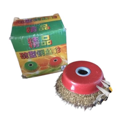 Bộ 2 bát đánh rỉ sắt 100mm - Dụng cụ làm sạch kim loại, phù hợp máy mài 100/110mm, chất liệu sợi thép bền chắc