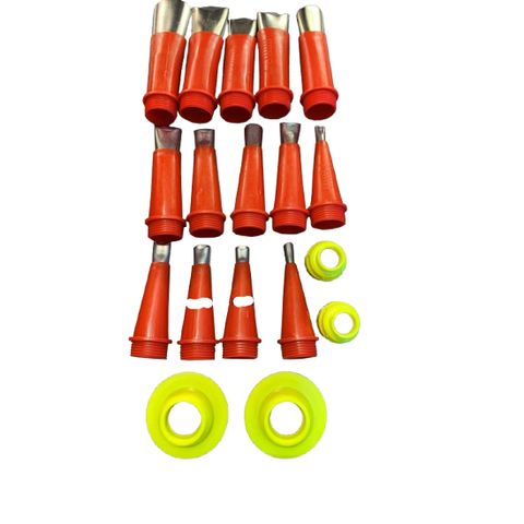 Combo 14 Đầu Vòi Bắn Keo Silicon Chống Mài Mòn - Phụ Kiện Tiện Ích Cho Keo Apollo, Dùng An Toàn Đối Với Kính và Tường