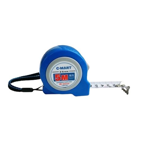 Thước Cuộn Thép 1 Mặt Cao Cấp 5M Bản 25mm D0002 CMART - Dụng Cụ Tiện Ích Đo Đạc Chính Xác, Bền Bỉ Và Đáng Tin Cậy