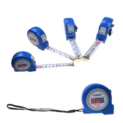 Thước Cuộn Thép 1 Mặt Cao Cấp 5M Bản 25mm D0002 CMART - Dụng Cụ Tiện Ích Đo Đạc Chính Xác, Bền Bỉ Và Đáng Tin Cậy