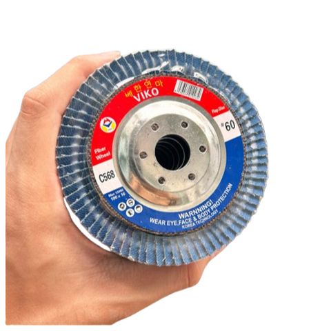 Nhám Xếp Đầy Viko C568 - Đá Ráp Xếp Chính Hãng 100mm Cho Mài Mòn Kim Loại, Gỗ - Đảm Bảo Chất Lượng Từ Việt Nam