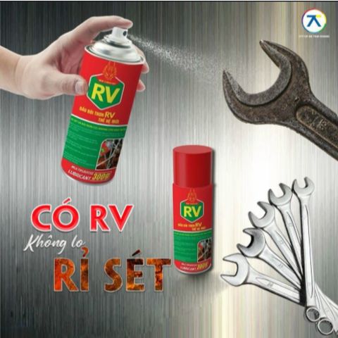 Chai Xịt Tẩy Rỉ Sét RV Đa Năng,Dầu bôi trơn RV thế hệ mới 150gram,300gram [ hàng chính hãng]