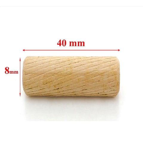 Chốt gỗ, Chốt gỗ liên kết 8mm dài 3cm , 4cm