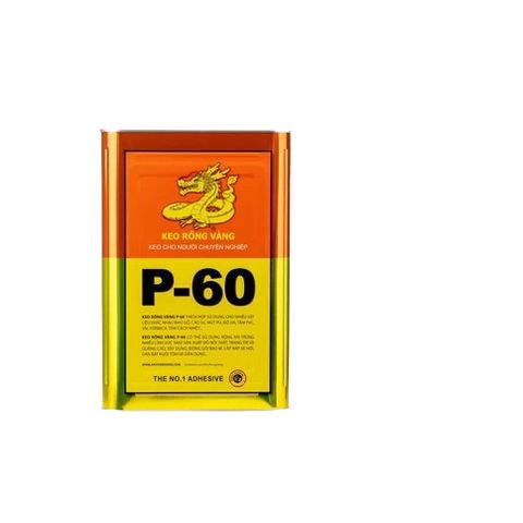 Keo Dán Rồng Vàng P60 3kg - Keo Dán Gỗ, Laminate, Nệm Mút, Sofa, Cỏ Nhân Tạo, Tấm Cách Nhiệt Chịu Nhiệt, Độ Bám Dính Cao