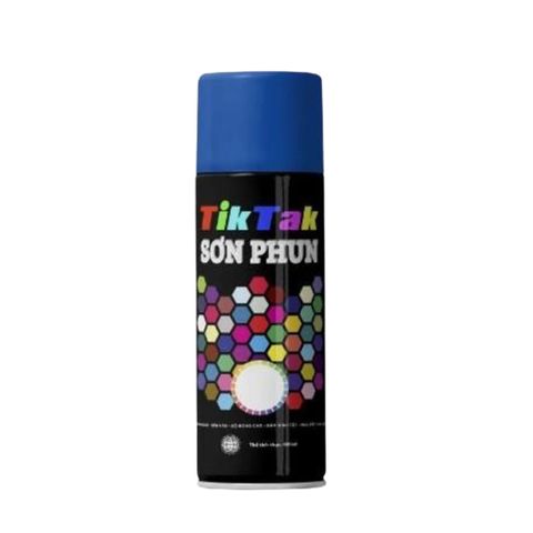 Chính hãng] Sơn xịt, Sơn thổi hiệu Tiktak (400ML) ĐỦ MÀU - Bóng và Bền lâu