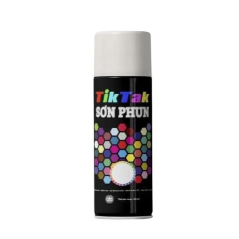 Chính hãng] Sơn xịt, Sơn thổi hiệu Tiktak (400ML) ĐỦ MÀU - Bóng và Bền lâu