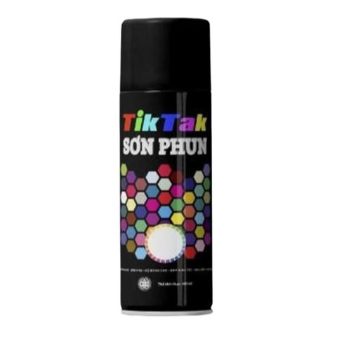 Chính hãng] Sơn xịt, Sơn thổi hiệu Tiktak (400ML) ĐỦ MÀU - Bóng và Bền lâu