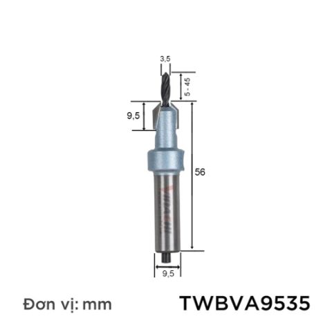 Mũi khoan âm bắt vit , bắt vit âm , mũi khoan 2 tầng - Mũi khoan Tideway