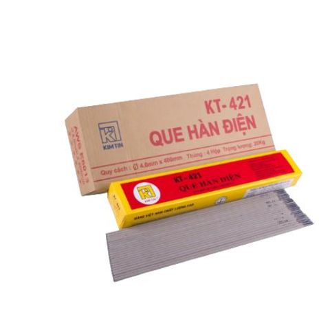 [10 Que hàn sắt] phi 2.5mm KT421 và phi 3.2mm KT6013 Kim Tín