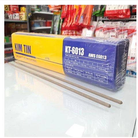 [10 Que hàn sắt] phi 2.5mm KT421 và phi 3.2mm KT6013 Kim Tín
