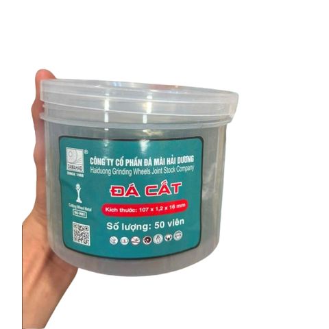 Đá Cắt Sắt 100mm Hải Dương - Hộp 25 Viên Đá Cắt Inox Siêu Ngọt Dùng Cho Máy Mài Cầm Tay, Cắt Kim Loại Chính Hãng