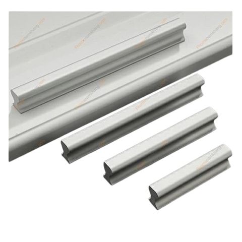 Tay nắm tủ hợp kim nhôm cao cấp hàng loại 1 dầy dặn các cỡ có kèm vít (Tay nắm nhôm trơn)