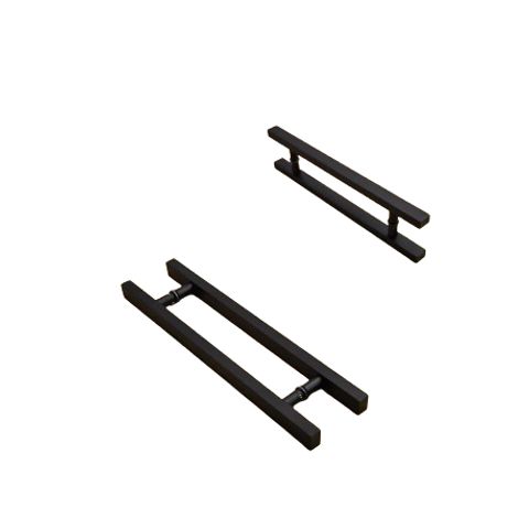 Tay nắm cửa tay nắm cửa kính cường lực VUÔNG chất liệu INOX dày hàng tốt, màu ĐEN chất lượng cao