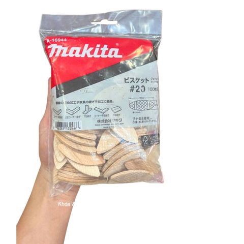 Bộ gỗ ghép mộng No.0 Makita (100 cái/bộ)