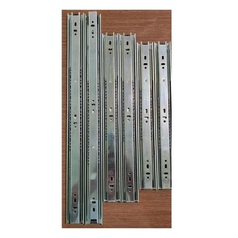 Bộ 2 thanh ray trượt ngăn kéo hộc tủ NEO - Ray trượt 3 bi 3 tầng ngăn kéo tủ bản rộng 42mm dày 11mm