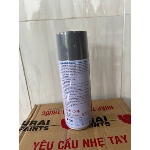 Sơn Phun Xịt ATM Acrylic Màu Xám Đậm A220 - Sơn Trang Trí Đồ Gia Dụng, Bàn, Ghế, Đồ Chơi, Xe Đạp, Xe Máy, 400ml