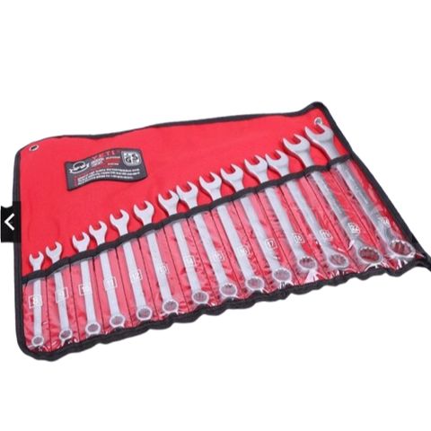 Bộ cờ lê Yeti 14 chi tiết - Dụng cụ sửa chữa đa năng 8-24mm, chất liệu thép Crôm-Vanadi, gọn nhẹ, dễ mang theo