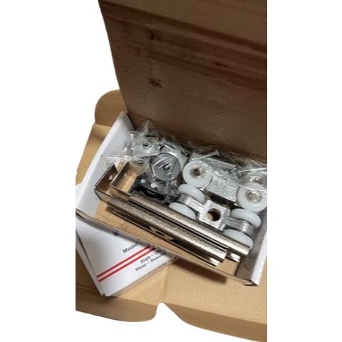 [CRICHTON] Bộ Bánh Xe Treo Con Trượt Cửa Lùa Nhôm 4 Bánh, 8 Bánh