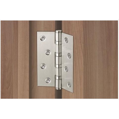 Bản Lề Cửa Vickini 43101.133 SSS - Bộ 2 cái in inox SUS 201 cho cửa kim loại, gỗ, nhựa - Tải trọng 60kg, bảo hành 12 tháng