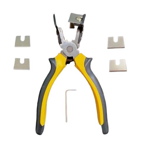 Kềm Bấm Gioăng Cao Su Cửa Nhôm - Dụng Cụ Bấm Gioăng 90 Độ Chính Xác với 4 Lưỡi Thay Thế - Hàng Chất Lượng Cao