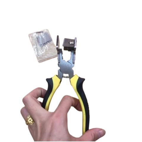 Kềm Bấm Gioăng Cao Su Cửa Nhôm - Dụng Cụ Bấm Gioăng 90 Độ Chính Xác với 4 Lưỡi Thay Thế - Hàng Chất Lượng Cao