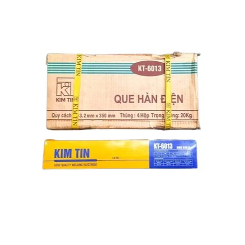 Que Hàn Kim Tín KT-6013 3.2mm - Que Hàn Thép Carbon Chất Lượng Cao, Phù Hợp Hàn Mọi Tư Thế, Sử Dụng An Toàn