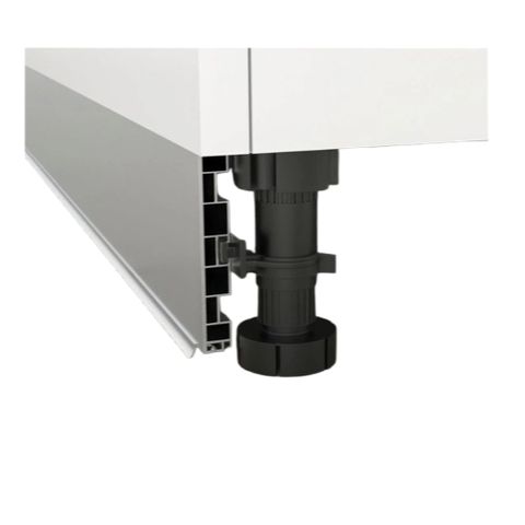 Chân nhựa tủ bếp lắp ráp tăng chỉnh chiều cao 95 - 125 mm dễ dàng - Chân nhựa tủ bếp 10cm có tăng chỉnh