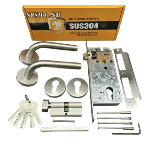 KHÓA PHÂN THỂ JEELY - KHÓA TAY GẠT cửa gỗ,cửa nhựa, cửa nhôm, cửa sắt - KHÓA CỬA INOX SUS304 - S01.02.03