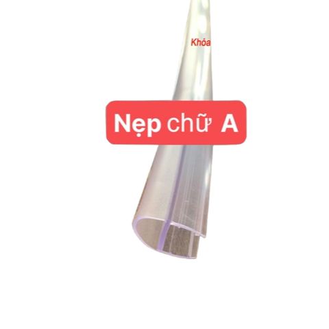 Gioăng Ron 1m1 chắn nước chữ H, chữ Y, chữ A, chữ F - Nẹp nhựa ngăn nước cho phòng tắm kính 10mm