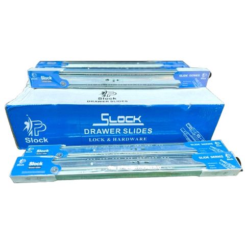 Ray bi 3 tầng SLOCK, Ray tủ đủ size Giá cạnh tranh