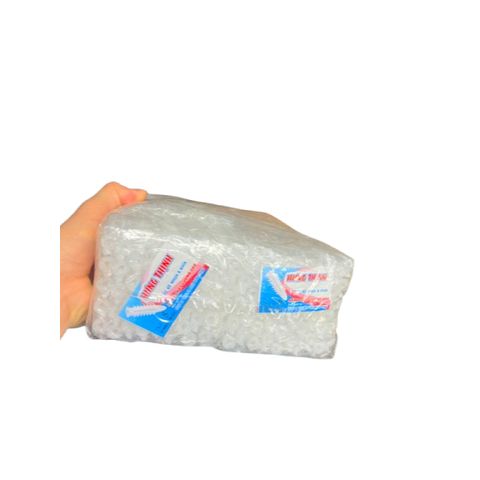 Gói 100 Tắc kê nhựa 6 khía số 5 - Dụng cụ khoan tường 8mm, chất liệu nhựa bền, phù hợp với ốc vít 5mm và móc màng L
