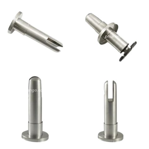 Chân vách ngăn vệ sinh vách ngăn tấm compact inox 304, loại tốt, sẵn số lượng sỉ