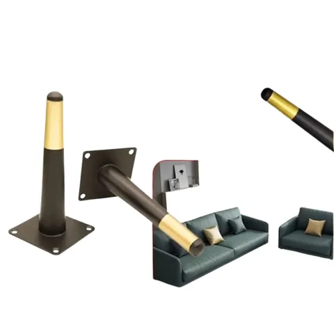 Chân Ghế Sofa Vàng Đen, Cao Cấp – Loại Nghiêng – Nhiều Kích Thước