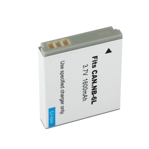 Pin Máy Ảnh Canon NB-6L 3.7V 1600mAh - Tương Thích Với Canon PowerShot D10, D20, ELPH 500, S90, S95, SD1200 IS, SD1300 IS, SD350