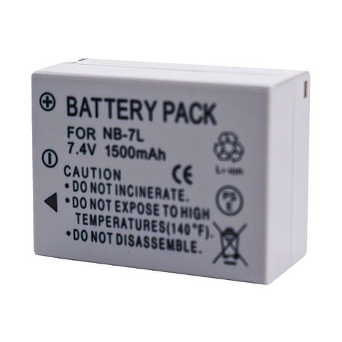Pin Máy Ảnh Lithium Canon NB-7L (NB7L) - Tương Thích Powershot G10, G11, G12, SX30IS, PC1305 - Dung Lượng Tin Cậy 7.4V