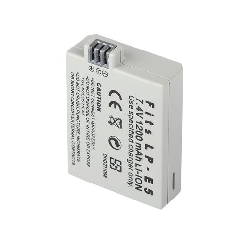 Pin Máy Ảnh Canon LP-E5 7.4V 1200mAh - Phụ Kiện Tương Thích cho Canon EOS 1000D, 500D, 450D, Kiss X3