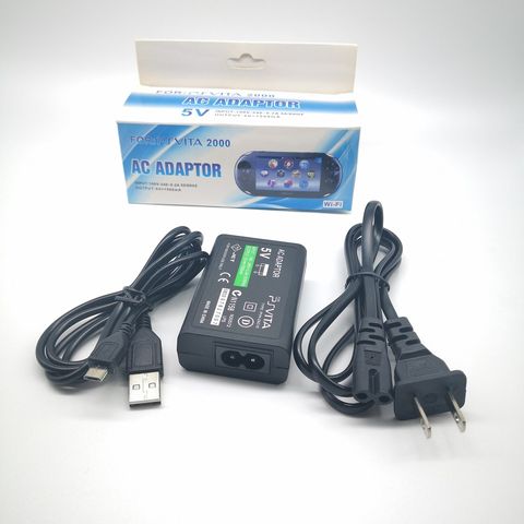 Bộ Sạc Nguồn Máy Game Sony PS Vita 2000 - Bộ Cấp Nguồn AC Adapter, Sạc Nhanh, Bền, Tương Thích Tất Cả Dòng PS Vita 2000