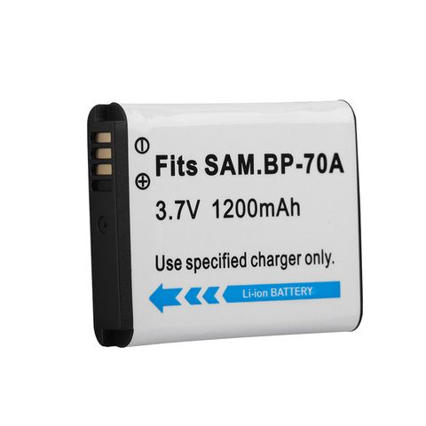 Pin máy ảnh Lithium Samsung BP-70A 1200mAh cho AQ100, ES65, ES70, ES73, SL50, SL600, ST60, ST70 - Bảo vệ thông minh, vận hành tốt